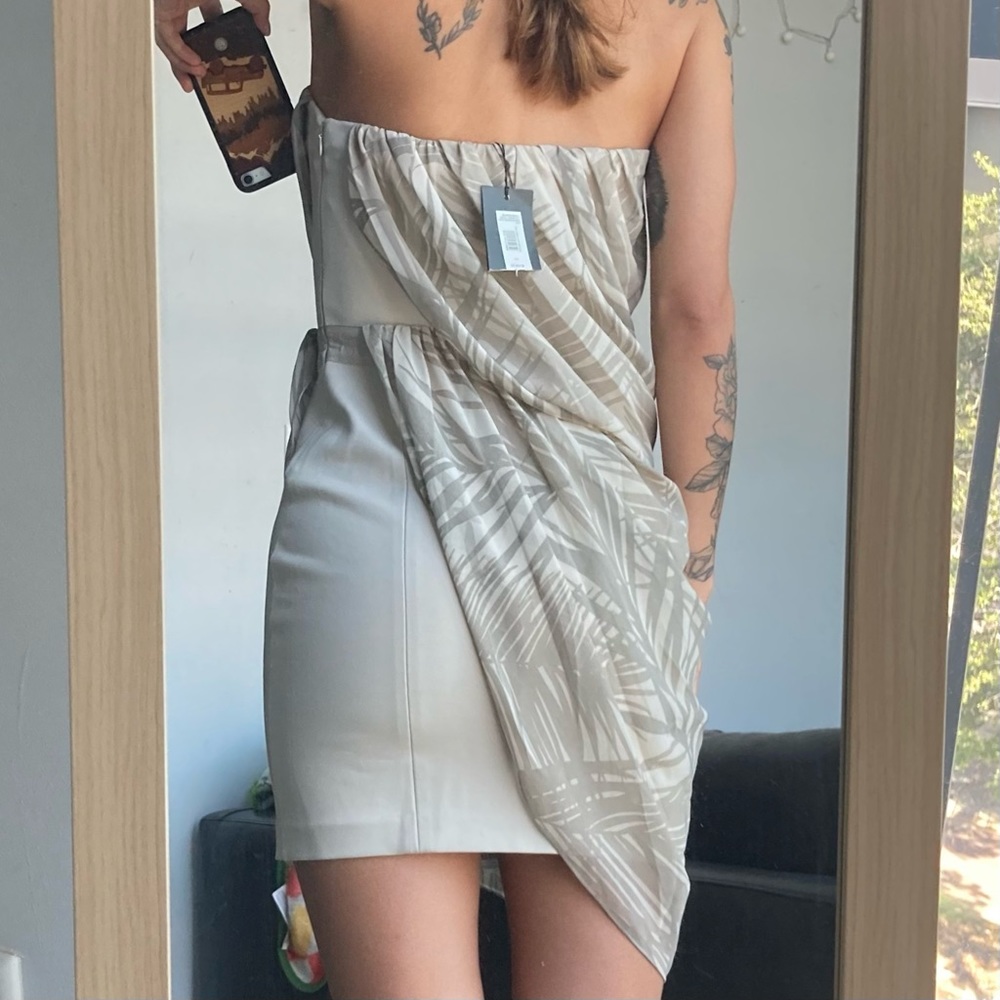 Armani exchange tan tube dress - Picture 2 of 5
